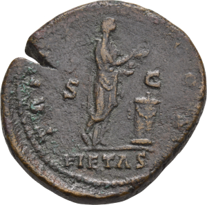 Hadrianus für Antoninus Pius Caesar