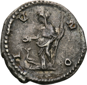 Septimius Severus für Iulia Domna, Denar
