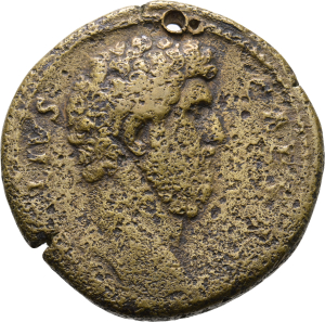 Aelius Caesar, Sesterz
